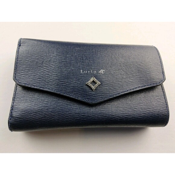 Luria 4C Folding Snap Wallet Navy - Picture 2 of 9